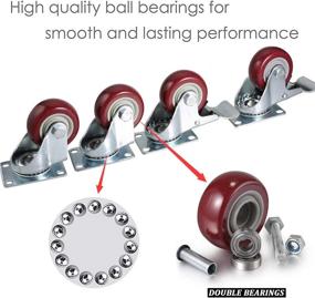 img 3 attached to 📈 Enhanced Load Capacity of Bayite Polyurethane Casters - Beyond Material Handling Products