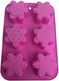 img 2 attached to 🎅 Jolly Jon's 2 Silicone Snowflake Soap Molds - Create Festive Bath Bombs, Soaps, and Cakes - Perfect for Baking Party, Holiday Decorations, and DIY Designs!