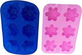 img 3 attached to 🎅 Jolly Jon's 2 Silicone Snowflake Soap Molds - Create Festive Bath Bombs, Soaps, and Cakes - Perfect for Baking Party, Holiday Decorations, and DIY Designs!