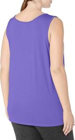 img 3 attached to PLUS SIZE Women's Cooldri Performance Scoopneck Tank Top by JUST MY SIZE