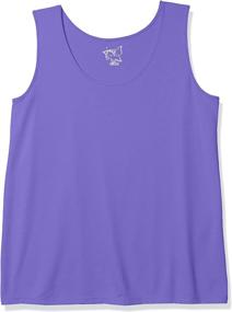 img 2 attached to PLUS SIZE Women's Cooldri Performance Scoopneck Tank Top by JUST MY SIZE