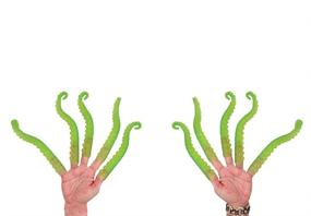 img 3 attached to Green Rubber Finger Tentacle Puppets