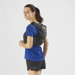 img 2 attached to 👚 Review: Salomon Women's Advance Skin 8 Set Running Hydration Vest - Ebony/Black, X-Small