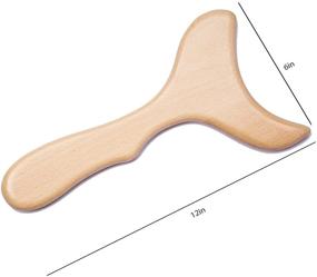 img 3 attached to Enhance Lymphatic Drainage with Allshow Wooden Gua Sha Tools for Maderoterapia Massage (Burlywood)