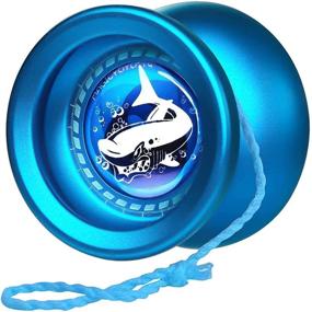 img 2 attached to 🦈 MAGICYOYO Shark Blue Professional Responsive YoYo - Enhanced for Unresponsive Play