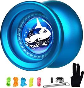 img 4 attached to 🦈 MAGICYOYO Shark Blue Professional Responsive YoYo - Enhanced for Unresponsive Play