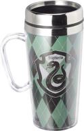 🐍 spoontiques slytherin insulated travel mug: keep your drinks hot on the go! логотип