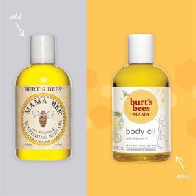 img 3 attached to 🤰 Burt's Bees Mama Hydrating Body Oil with Vitamin E - 100% Natural & Smoothing Skincare, 4oz