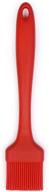 rsvp international red silicone basting brush, 8.75&#34; - perfect for spreading butter, sauces, marinades, &amp; more - dishwasher safe, heat resistant - ideal for bbq grill, baking, meat preparation logo