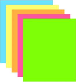 img 4 attached to 🌟 Glow in the Dark Neon Heat Transfer Vinyl - Iron-on HTV Vinyl, 12x10 Inch, Vibrant Glow Colors - Perfect for DIY Clothes, T-Shirts, Hats, Bags and More (Pack of 5)