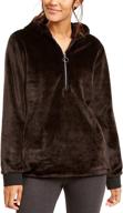 🧥 ideology women's velour jacket for cold weather fleece logo