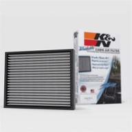 🌬️ high performance k&amp;n premium cabin air filter: clean airflow to your cabin for select 2005-2019 toyota tacoma, 1999-2002 subaru liberty, 2003-2008 pontiac vibe (vf2005) logo