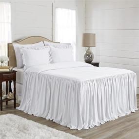 img 2 attached to Bohemian Bedspread Coverlet Victorian Farmhouse Bedding