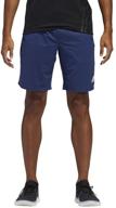 🩳 adidas men's 4krft ultimate sport knit shorts - 9-inch length logo