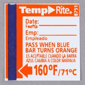 img 2 attached to 🧼 Efficient Dishwasher Test Labels: Taylor 8751 TempRite 160°F - 24/PK