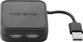 img 1 attached to 💻 Insignia Port USB 2.0 Black: Fast and Reliable Connectivity