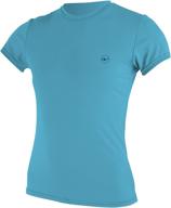 o'neill women's basic skins 👚 upf 30+ sun shirt with short sleeves logo