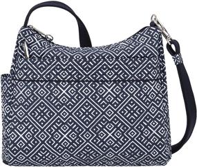 img 3 attached to Secure Your Style with Travelon: 👜 Anti-Theft Boho Square Crossbody Bag - Mosaic Tile