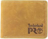 👔 premium timberland pro leather bifold pullman - exquisite men's accessories logo