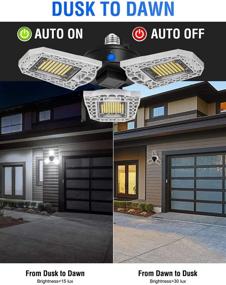 img 1 attached to 💡 12500 Lumens Deformable LED Garage Lights
