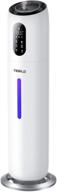 🏢 tebild ultrasonic humidifier 9l: powerful large room humidification with remote control, smart constant humidity, and whisper-quiet operation - ideal for home, school, and office (white) logo