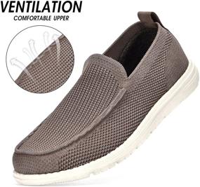 img 3 attached to ITAZERO Casual Boat Walking Stretch Slip Loafers Shoes Men's Shoes in Loafers & Slip-Ons