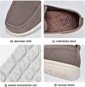 img 1 attached to ITAZERO Casual Boat Walking Stretch Slip Loafers Shoes Men's Shoes in Loafers & Slip-Ons