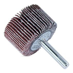 img 3 attached to BHA Aluminum Oxide Shank Mounted Flap Wheels, 1-1/2” x 1” x 1/4”, 120 Grit - 5 Pack: High-Quality Flap Wheels for Precision Grinding and Finishing