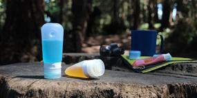 img 1 attached to 🧴 Humangear Toiletries Refillable Silicone Bottles