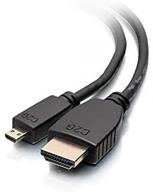 🔌 c2g micro hdmi to hdmi cable - 4k, high speed, ethernet - 1.5 feet (0.45 meters) logo