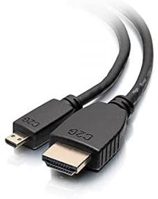 img 4 attached to 🔌 C2G Micro HDMI to HDMI Cable - 4K, High Speed, Ethernet - 1.5 Feet (0.45 Meters)