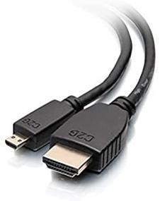 img 3 attached to 🔌 C2G Micro HDMI to HDMI Cable - 4K, High Speed, Ethernet - 1.5 Feet (0.45 Meters)