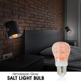 img 1 attached to 🌟 Himalayan Glow Salt Lamp LED Bulbs: 6 Pack, 60W Equivalent, Warm Amber Glow