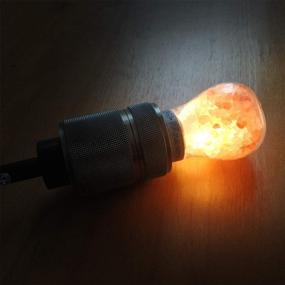 img 3 attached to 🌟 Himalayan Glow Salt Lamp LED Bulbs: 6 Pack, 60W Equivalent, Warm Amber Glow