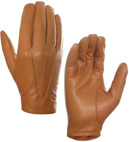 img 4 attached to 🧤 Harssidanzar GM031 Unlined Leather Touchscreen Men's Accessories Gloves & Mittens