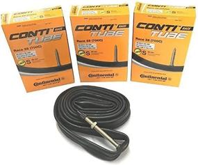 img 1 attached to 🚴 High-Performance Triple Pack: Continental Race 28 Presta 60mm Tubes for 700 x 18-25c Tires