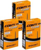 🚴 high-performance triple pack: continental race 28 presta 60mm tubes for 700 x 18-25c tires logo