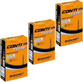 img 2 attached to 🚴 High-Performance Triple Pack: Continental Race 28 Presta 60mm Tubes for 700 x 18-25c Tires