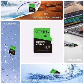 img 2 attached to 💾 KEXIN Micro SD Card 16 GB 5 Pack - High Speed UHS-I Memory Cards, Class 10, C10, U1