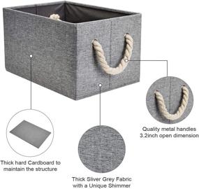 img 2 attached to Robuy Organizer Collapsible Container 14 4×10×8 3