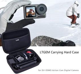 img 3 attached to Прочный чехол из EVA для камер GoPro Hero и DJI Osmo Action Cam - съемный внутренний слой, защищает вашу цифровую камеру!