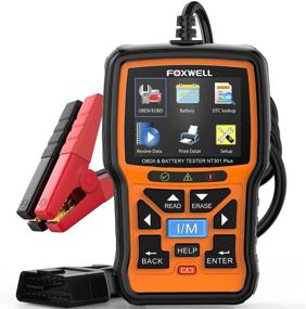 img 4 attached to 🔍 FOXWELL NT301 Plus OBD2 Scanner: 2-in-1 Diagnostic Tool with Battery Tester & Smog Test, All Car Code Reader & Engine Scanner [2021 New Version]