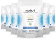 method free + clear dishwasher detergent packs - 20 count, 6 pack, varying packaging logo