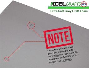 img 3 attached to 🎨 XCEL Extra Soft Craft Foam Roll - Distressed Grey - 54x12x1/4 Inch - Perfect for DIY Crafts!