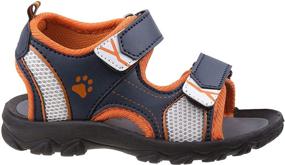 img 2 attached to Rugged Bear Boys Sandals Toddler Boys' Shoes for Sandals