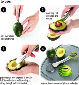 img 3 attached to 🥑 Amco Avocado Pitter/Slicer Duo, 5.30 x 5.50 x 9.50 inch