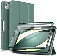 📱 suritch ipad air 4 10.9 inch 2020 &amp; ipad pro 11 2020 2018(not for 2021) case - full body protective smart cover with built-in screen protector, pencil holder, magnetic stand - green logo