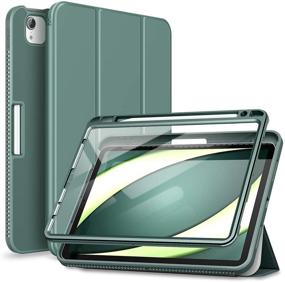 img 4 attached to 📱 Suritch iPad Air 4 10.9 inch 2020 &amp; iPad Pro 11 2020 2018(NOT for 2021) Case - Full Body Protective Smart Cover with Built-in Screen Protector, Pencil Holder, Magnetic Stand - Green