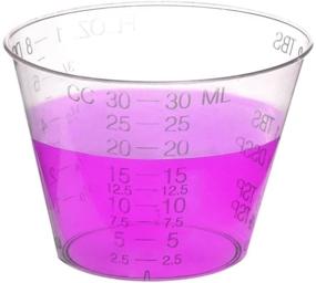 img 1 attached to 🔢 400 Graduated Plastic Epoxy Resin Mixing Cups (1 Ounce) - Convenient and Accurate Measurements