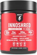 🔥 inno shred - day time burner! stimulant free with 100mg capsimax, grains of paradise, and green tea extract! (60 veggie capsules) – energize and burn fat naturally! logo
